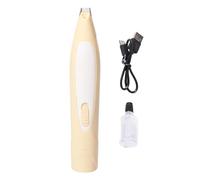 Tagliacapelli elettrico per zampe di cane, rasoio elettrico per animali domestici, taglia di animali domestici con luce, illuminazione ausiliaria, giallo, Consulte la descripción