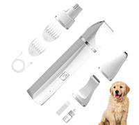 Tagliacapelli elettrico per zampe, rasoi per zampe per cani,Rasoio elettrico per zampe senza fili a basso rumore - Set di tosatrici per cani impermeabili 4 in 1 per tagliare i attorno alle zampe, agli
