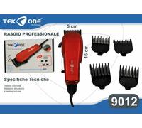 TagliaCapelli Elettrico TeKone 9012 Rasoio Peli Accorcia Barba 4 Pettini