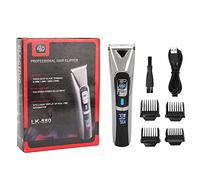 Tagliacapelli elettrico USB ricaricabile a basso rumore ad alta precisione Tagliacapelli uomo per acconciature facciali Nero