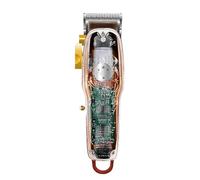 Tagliacapelli for uomo, Tagliacapelli elettrico USB Tagliacapelli corpo trasparente a 3 colori Tagliacapelli in acciaio Tagliacapelli Ricarica Forte potenza for uomo (Colore : Giallo) Strumenti per