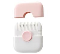 Tagliacapelli, Mini spazzola per capelli portatile 2 in 1 e tagliacapelli per doppie punte per donna - Affettatrice in acciaio inossidabile regolabile antipolvere staccabile, Tipo 1