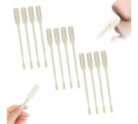 Tagliacapelli nasale 2 in 1, 2025, coltello per peli del naso a doppia faccia, strumento portatile per la rimozione dei peli delle narici, taglio dei peli del naso a 360° e raccoglitore per orecchie