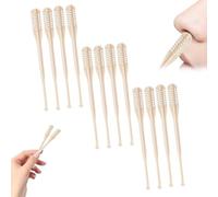 Tagliacapelli nasale 2 in 1, 2025, coltello per peli del naso a doppia faccia, strumento portatile per la rimozione dei peli delle narici, taglio dei peli del naso a 360° e raccoglitore per orecchie