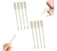 Tagliacapelli nasale 2 in 1, 2025, coltello per peli del naso a doppia faccia, strumento portatile per la rimozione dei peli delle narici, taglio dei peli del naso a 360° e raccoglitore per orecchie