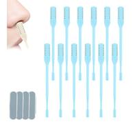 Tagliacapelli nasale 2 in 1, 2025, tagliacapelli per naso a doppia faccia, rotante a 360°, strumento manuale per la rimozione dei peli del naso, peli nasali con raccoglitore per orecchie, per donne e