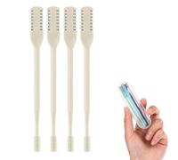 Tagliacapelli nasale 2 in 1 per uomini e donne, 2025 nuovo coltello per peli del naso a doppio lato, strumento portatile per la rimozione dei peli delle narici, taglio dei peli del naso a 360° e