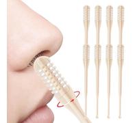 Tagliacapelli nasale 2 in 1, rotante a 360°, con raccoglitore per orecchie, coltello per peli del naso a doppia faccia, strumento portatile per la rimozione dei peli delle narici, per uomini e donne