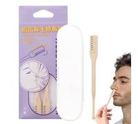 Tagliacapelli nasale da uomo, tagliacapelli nasale 2 in 1, tagliacapelli per naso con scatola portaoggetti, tagliacapelli nasale portatile, rimozione manuale dei delle narici per naso, orecchie e