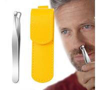 Tagliacapelli nasale pinzette per peli del viso da donna, tagliacapelli in acciaio inox per taglio e cura, depilazione delle autorità facciali