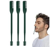 Tagliacapelli Nasale - Rasoio per Peli Nasali a Doppia Testa - Strumento di Cura 360° Rotante, 3 Pezzi per Uomo Donna