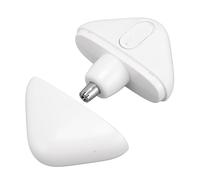 Tagliacapelli Naso Elettrico, Tagliacapelli Naso Portatile 3D Ad per Uomo Donna Orecchio Naso Sopracciglio, Tagliacapelli Naso Elettrico Rimozione Naso (WHITE)