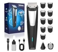 Tagliacapelli per barba da uomo, kit di toelettatura tutto in uno senza fili per naso e orecchie