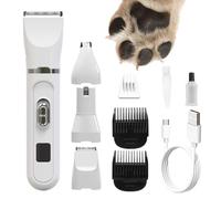 Tagliacapelli per Cani 4 in 1 Levigatore Unghie per Cuccioli