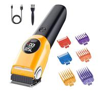 Tagliacapelli per cani - Kit di cura per cani, display LCD wireless a 3 velocità | Rasoio per animali domestici, tagliacapelli per cuccioli, gatti, capelli sottili, lunghi e spessi, rimuovi