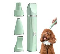 Tagliacapelli per cani, tagliacapelli per cani, senza fili, 4 in 1 forbici silenziose per orecchie occhi viso cani