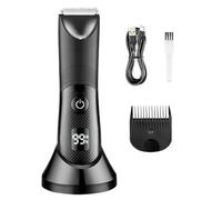 Tagliacapelli per gli uomini, trimmer per capelli area privata rimozione dei capelli elettrico macchina da barba IPX7 impermeabile display a LED rasoio bikini