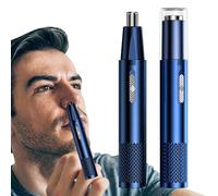 Tagliacapelli per naso e orecchio da uomo - Tagliacapelli per naso ricaricabile per uomo - Tagliacapelli per sopracciglia, tagliacapelli 2 in 1 per viso, barba, piedi, capelli delle mani