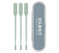 Tagliacapelli per naso, tagliacapelli per naso | Epilatore per naso in acciaio inossidabile 3X - Strumento per rifinire la rasatura portatile Forbici per del naso a doppia faccia per uomini e donne, v