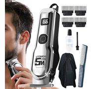 Tagliacapelli per uomini: macchina per taglio di capelli di precisione senza fili con manico ergonomico senza manicotto | Salone di qualità per la cura quotidiana, strumenti di styling per H