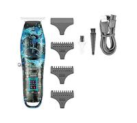 Tagliacapelli per uomo, tagliacapelli professionale tagliacapelli senza fili macchina per taglio di capelli trasparente display a LED zero taglio Mahcine per gli uomini