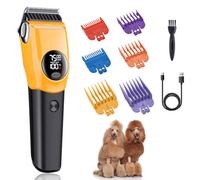 Tagliacapelli per WC per cani - Elettrico ricaricabile a 3 velocità | Kit per parrucchieri canini - per razze piccole e grandi gatti capelli sottili lunghi spessi ricci slanciati