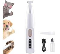 Tagliacapelli Per Zampe Per Cani Con Luce Led, Ricaricabile Impermeabile Rasoio Per Cani Per Toelettatura, Elettrico Wireless Multifunzionale Tosatrice Per Gatti Per Zampe Orecchie (Set A,1pcs)