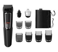 Philips MULTIGROOM Series 3000 rasoio rifinitore all-in-one 9 in 1 con 9 accessori per barba, capelli e naso MG3740/15