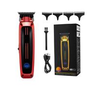 Tagliacapelli professionale da uomo, kit di rasoi senza fili con display a LED, 4 pettini di limite, rasoio elettrico per barba, kit regalo per uomini, donne, barbieri, bambini