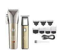 Tagliacapelli professionale da uomo, kit di rasoi senza fili con display a LED, rasoio elettrico ricaricabile tramite USB, kit per la cura del taglio di capelli, regalo per uomini e donne