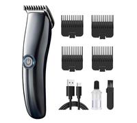 Tagliacapelli professionale da uomo, tagliacapelli da barbiere senza fili e con filo, per tagliare e governare i capelli, ricaricabile, con 4 pettini di limite, luce LED intelligente