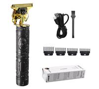 Tagliacapelli professionale - Dettagli con lama a T senza filo ricaricabile | Regolabarba da uomo, set di rasoio elettrico, per la cura della casa, testa calva, styling con schiena l