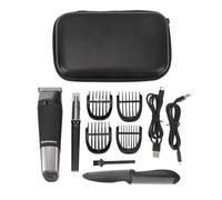 Tagliacapelli professionale impermeabile con display LCD, 2 velocità, ricarica USB, rifinitore per naso e kit completo, compatibile con tutti i modelli standard