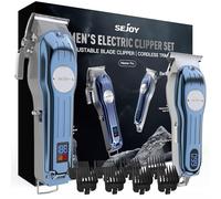 Tagliacapelli professionale per uomo Tagliacapelli senza fili e trimmer Set di toelettatura Tagliacapelli Tagliacapelli Tagliacapelli Barbiere Tagliacapelli Macchina per taglio di capelli per la