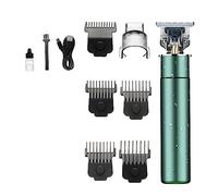 Tagliacapelli professionale, ricaricabile elettrico tagliacapelli incisione a forma di T USB Full Metal Clipper lavaggio IPX5 testa olio tagliacapelli