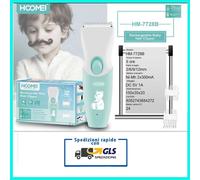TAGLIACAPELLI PROFESSIONALE RICARICABILE SENZA FILI BAMBINI CORDLESS SILENZIOSO