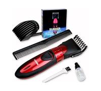 Tagliacapelli professionale senza fili per uomo Ricaricabile Lavabile Tagliatrice per capelli senza fili completamente impermeabile con lama in acciaio, velocità e lunghezza regolabili.