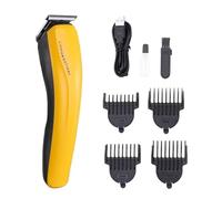 Tagliacapelli professionale Set taglierine in acciaio inossidabile Set per la cura della barba silenzioso Tagliacapelli ricaricabile per barba e