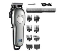 Tagliacapelli professionale, tagliacapelli professionale, taglio regolabile, ricaricabile tramite USB, batteria agli ioni di litio, per uomini (colore: H8580C)