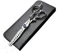 Tagliacapelli professionali 5.5/6/7/7.5/8/9 pollici - tagliacapelli affilati in acciaio inox - progettato specificamente per parrucchieri (assottigliamento da 6 pollici)
