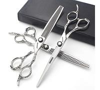 Tagliacapelli Professionali 6/7/8 Pollici, Giappone 440C in Lega di Cobalto, per Perdita di Peso (7 Pollici, 3 Pezzi-B)