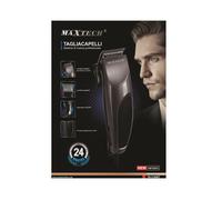 TAGLIACAPELLI RASOIO UOMO SISTEMA DI RICARICA PROFESSIONALE MAXTECH TA-CA007