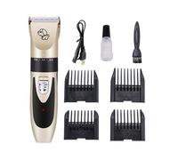 Tagliacapelli silenzioso per cani/tagliacapelli per cani con accessori Oro/Nero