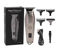 Tagliacapelli Tagliacapelli elettrico portatile ricaricabile, silenzioso e sicuro con 3 pettini guida per uomo