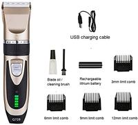 Tagliacapelli, Tagliacapelli Professionali A Batteria Trimmer Per Barba Kit Per Taglio Di Capelli Elettrico Kit Di Taglio Per Capelli Ricaricabile USB Display Per Barba Per Uomo E Famiglia (Set 1)