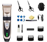 Tagliacapelli, Tagliacapelli Professionali A Batteria Trimmer Per Barba Kit Per Taglio Di Capelli Elettrico Kit Di Taglio Per Capelli Ricaricabile USB Display Per Barba Per Uomo E Famiglia (Set 2)