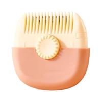 Tagliacapelli unisex 2 in 1 - Tagliacapelli a doppio lato e pettine per lo styling della frangia, strumento portatile per donne, ragazze e bambini (rosa)