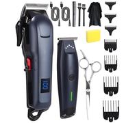 Tagliacapelli Uomo Professionale, Set Macchinetta Per Capelli Professionale, Taglia Capelli per Uomo, USB Ricaricabile Trimmer Capelli Senza Filo