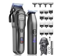 Tagliacapelli uomo professionale & T-blade per uomo, Macchinetta per capelli, Regolabarba, Tagliacapelli elettrico, Rasoio da barbiere, Impermeabile IPX7