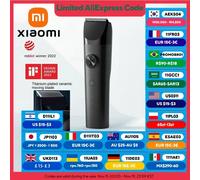 Tagliacapelli XIAOMI MIJIA, tagliacapelli da barbiere per uomo professionale, lama in ceramica placcata in titanio impermeabile IPX7, durata della batteria di 180 minuti